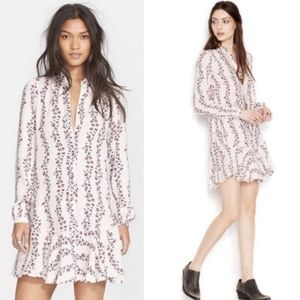 Free People | long sleeve floral midi dress